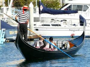 Gondola - Familiar Scene in Coronado Cays